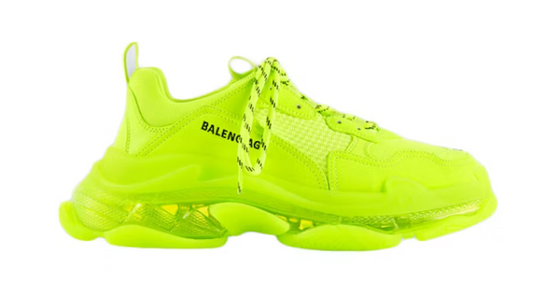 Balenciaga Triple S Clear Sole Fluo Yellow