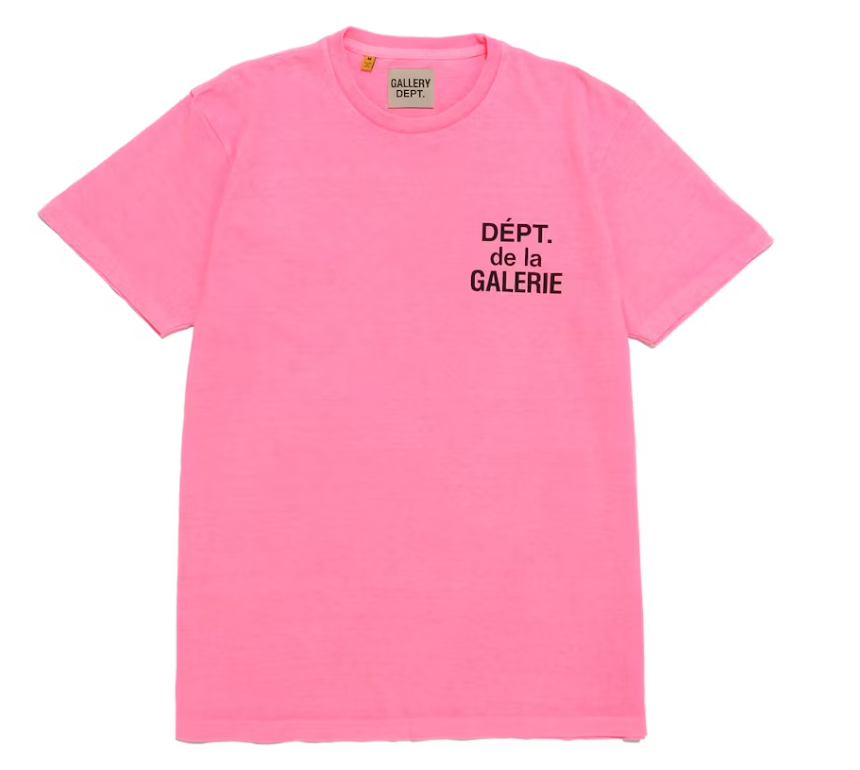 Gallery Dept French T-shirt Flo Pink