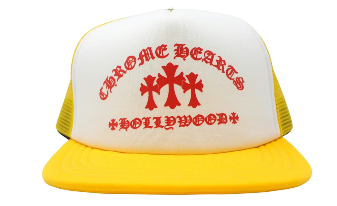 Chrome Hearts King Taco Trucker Hat Yellow/White/Red