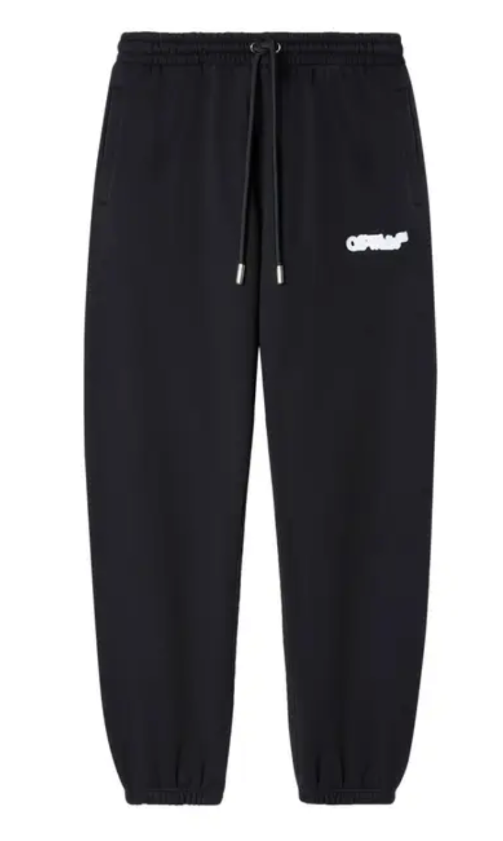 Off-White Spray Arrow Cuffed Sweatpants Black/White