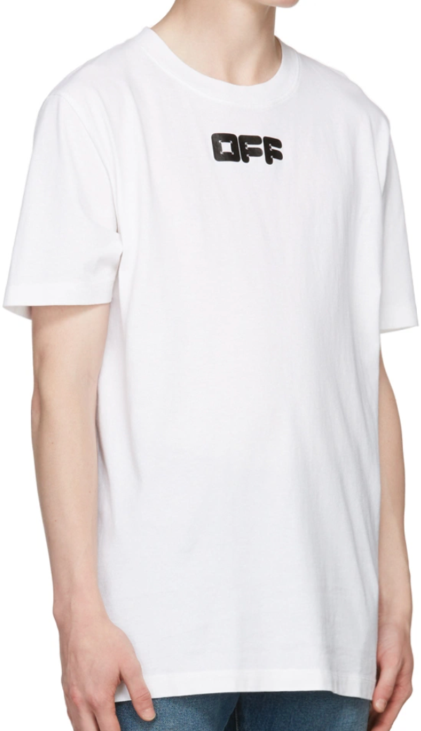 Off-White White Arrows Font T-Shirt White