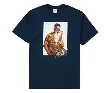 Supreme Pharoah Sanders Tee Navy