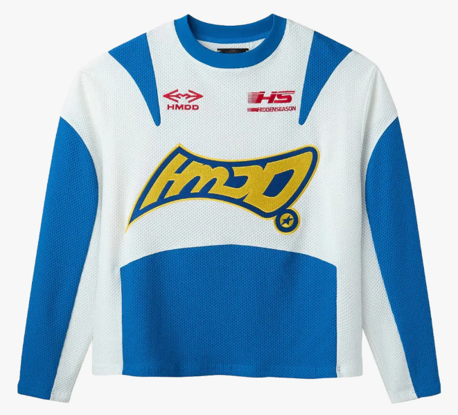 Happy Memories Don't Die HMDD Moteaux Jersey White Blue