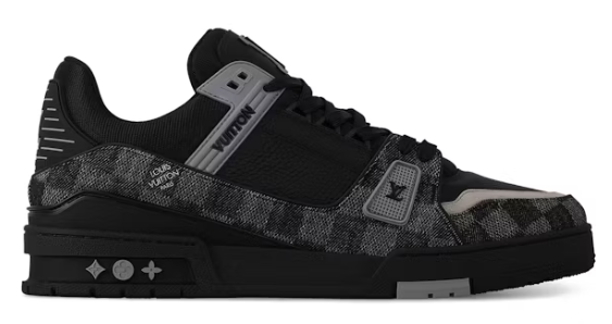 Louis Vuitton LV Trainer Black Damier Denim