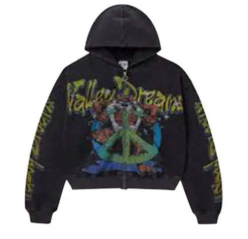 Vale Forever Taz Zip Up Hoodie Black