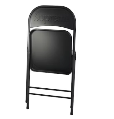 Supreme Metal Folding Chair Black