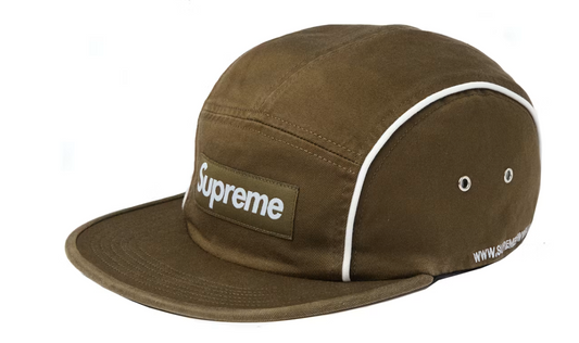 Supreme Piping Camp Cap Moss