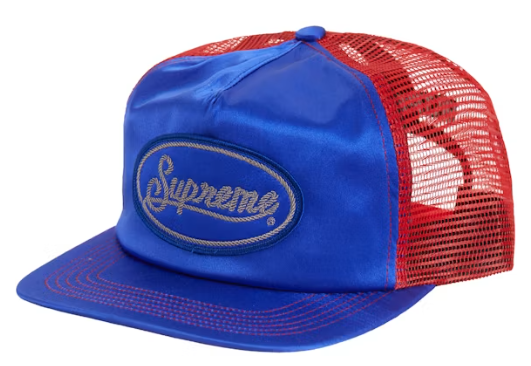 Supreme Silk Mesh Back 5 Panel Royal