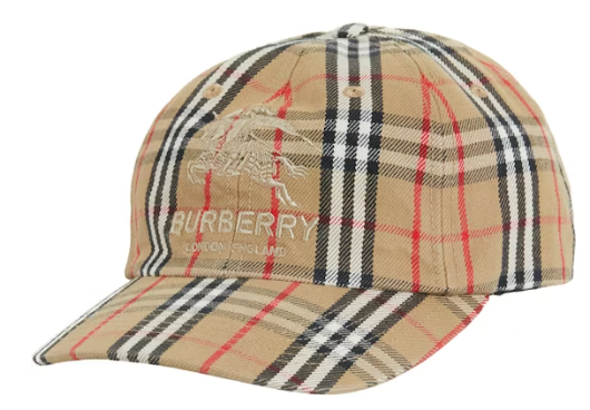 Supreme Burberry Denim 6 Panel Beige