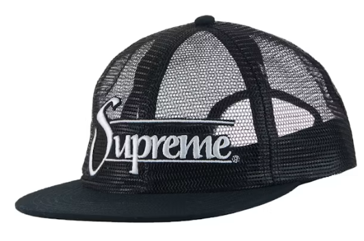 Supreme Mesh 6 Panel Black