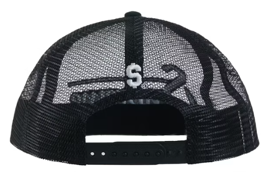 Supreme Mesh 6 Panel Black