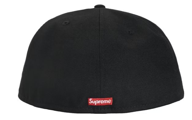 Supreme Screw Ball S Logo New Era 59Fifty Fitted Hat Black