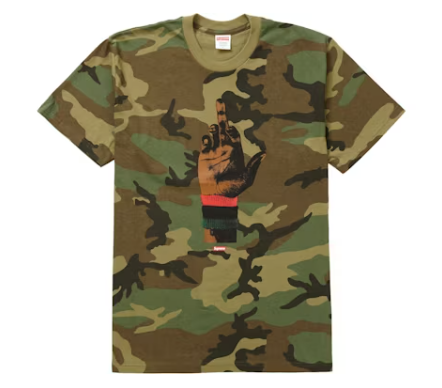 Supreme dead prez RBG Tee Woodland Camo