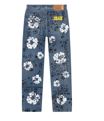 Denim Tears Irak Tears 501 Jean Vintage Blue Light Wash