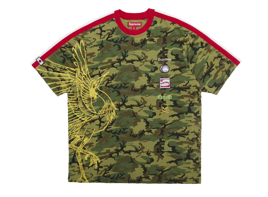 Supreme Crane S/S Top Woodland Camo
