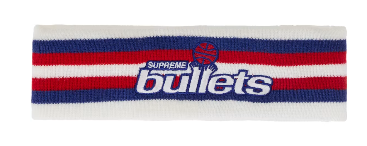 Supreme Mitchell & Ness Teams Headband White