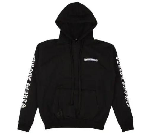 Chrome Hearts Script Logo Hoodie Black