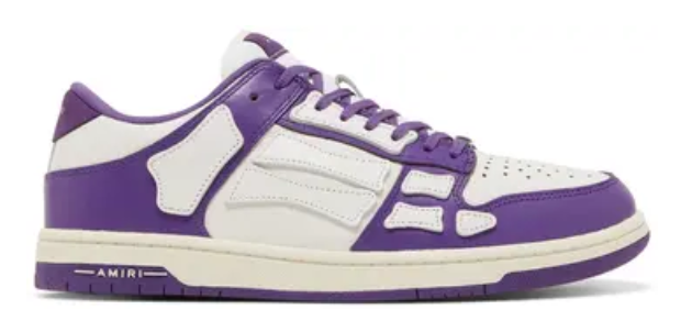 AMIRI Skel Top Low Purple White