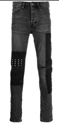 Ksubi Van Winkle Copy Paste Trashed Jeans Black