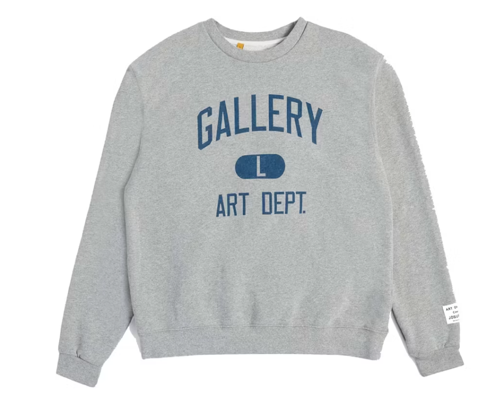 Gallery Dept. Art Department Crewneck Sweater Heather Grey