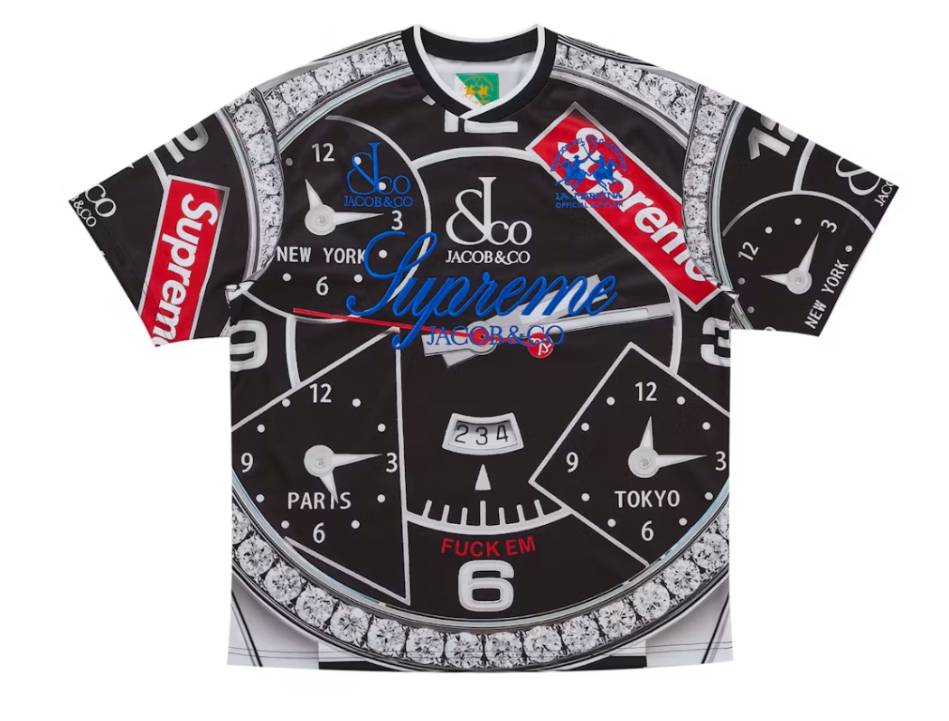 Supreme La Martina Soccer Jersey Black