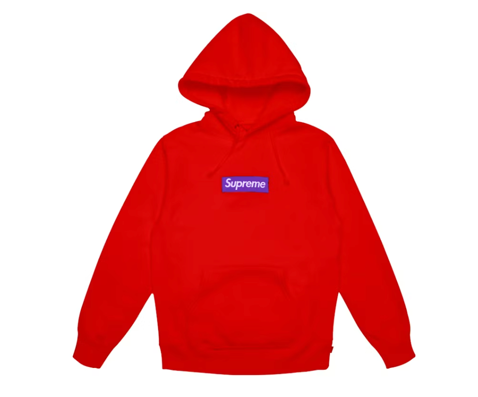 Supreme Box Logo Hooded Sweatshirt (FW17) Red