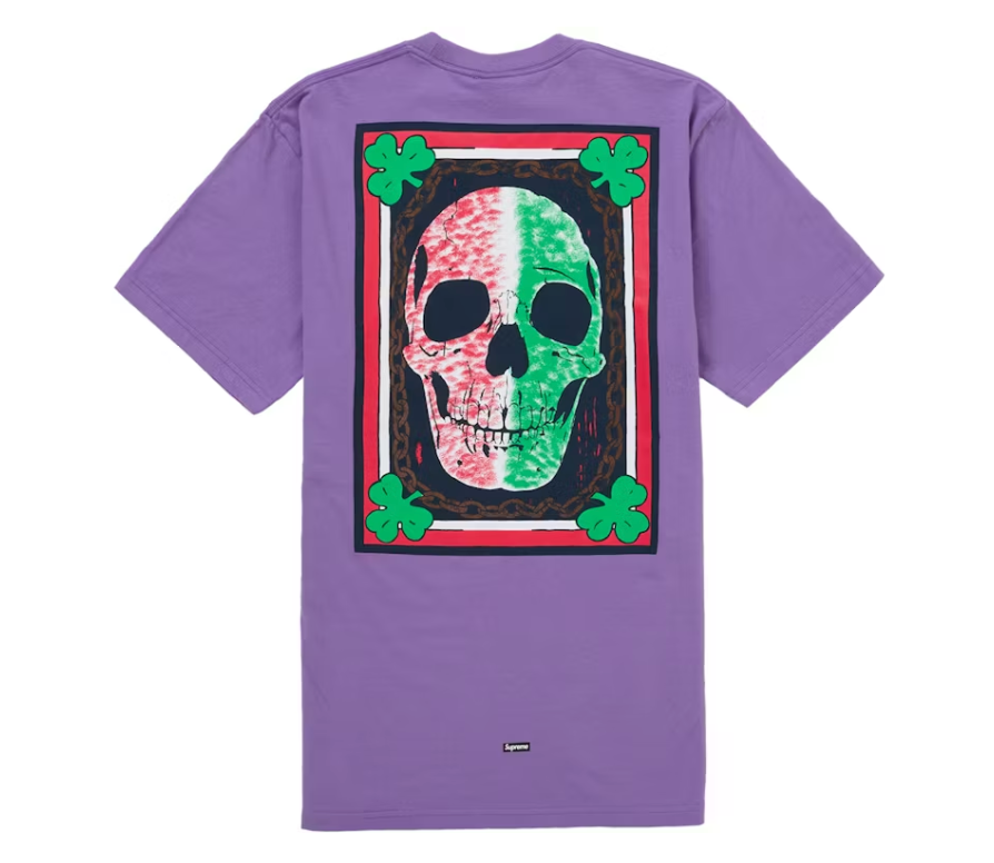 Supreme Mike Kelley Banner Tee Purple