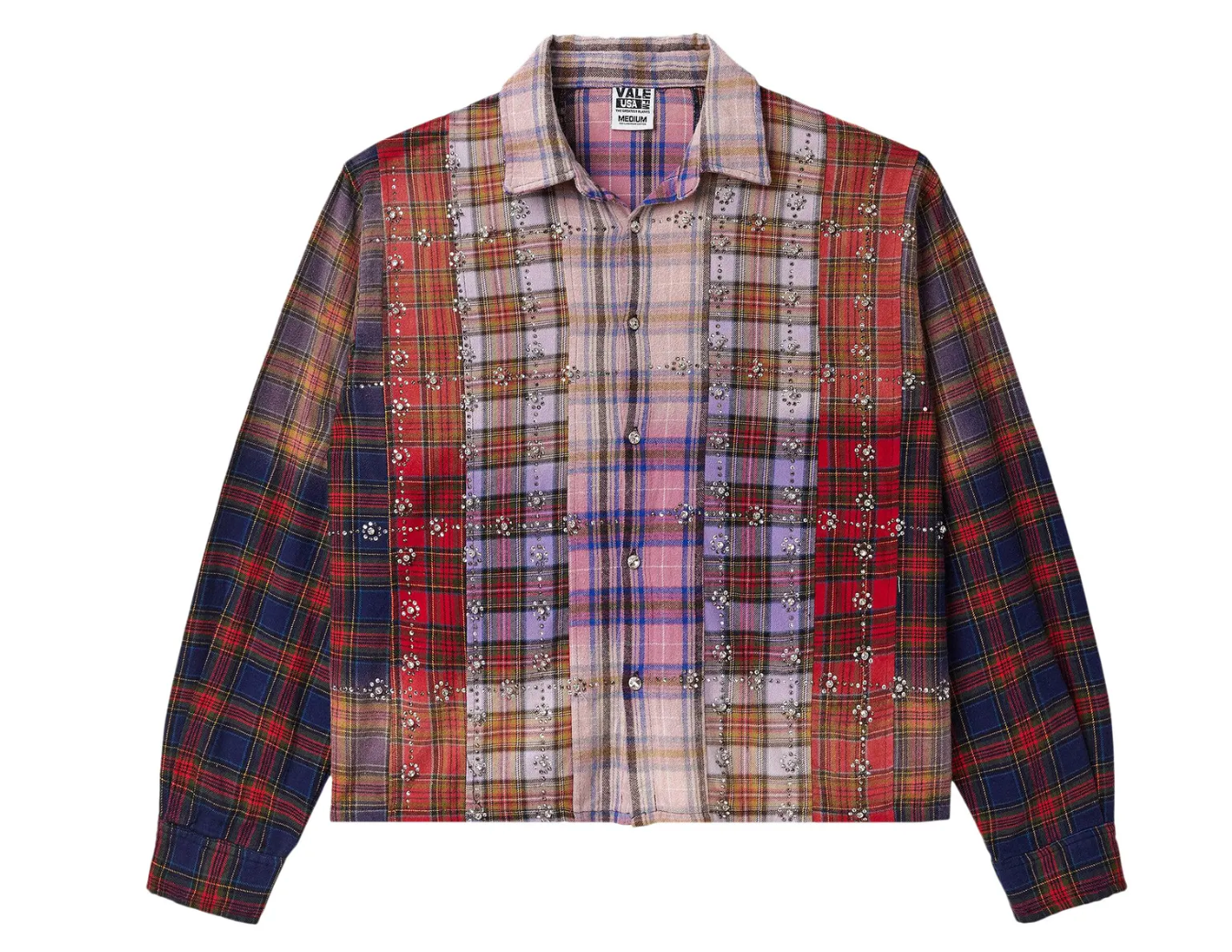 Vale Forever Summer Jam Flannel Red/Patchwork
