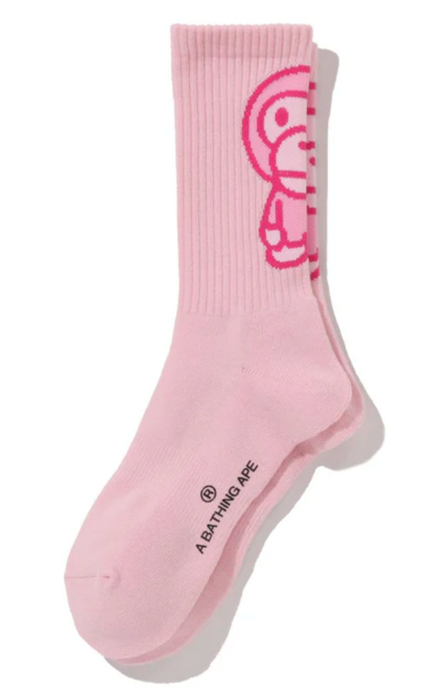 BAPE Baby Milo Socks Pink