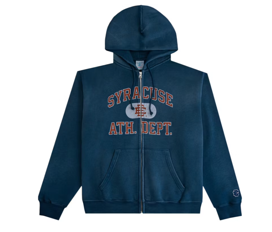 Eric Emanuel EE Syracuse Zip-Up Hoodie Blue