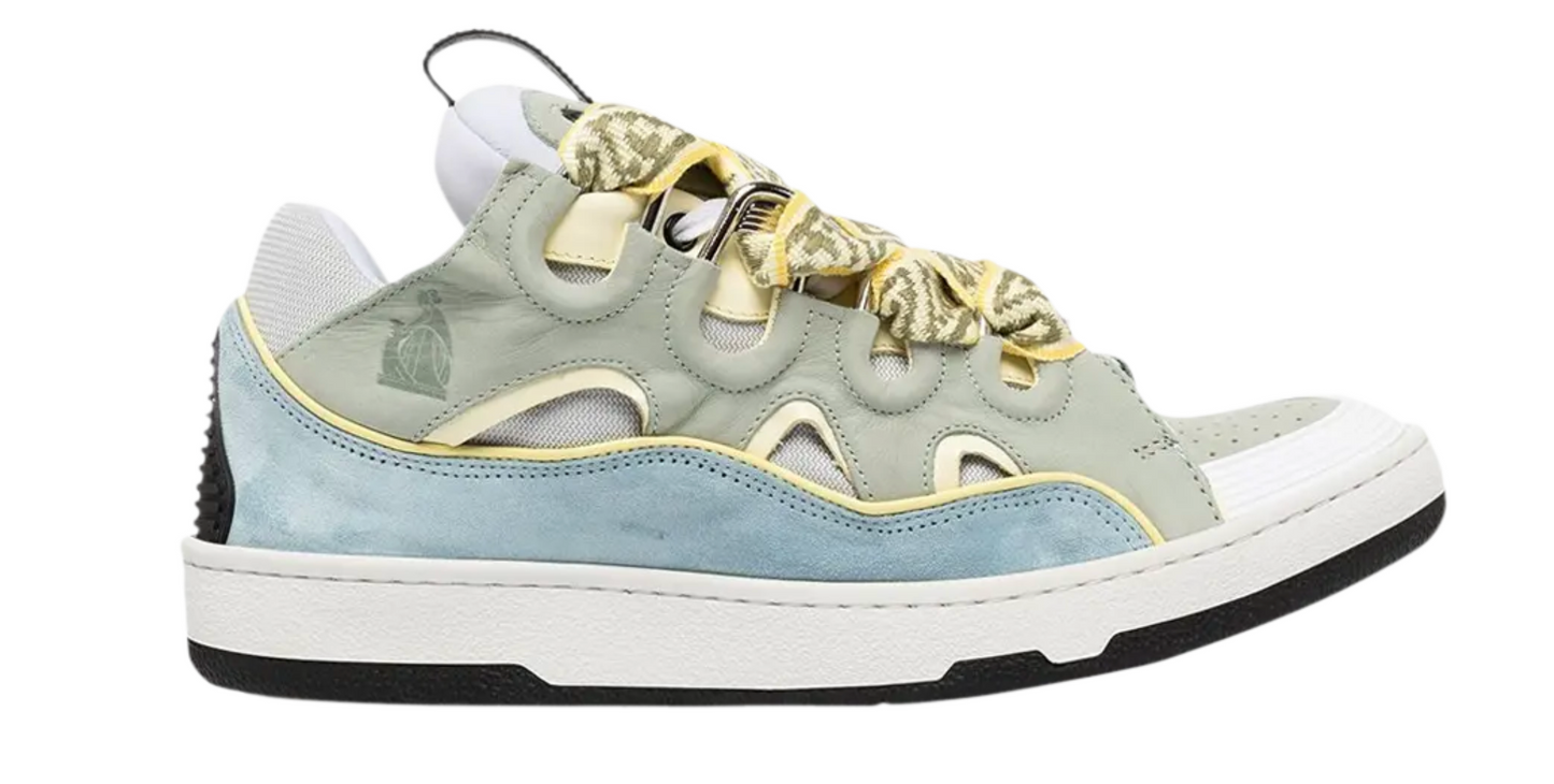 Lanvin Curb Sneakers Blue Grey