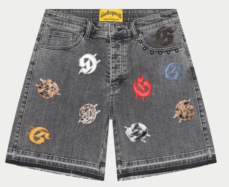 Godspeed Infinity Shorts Grey Multicolor