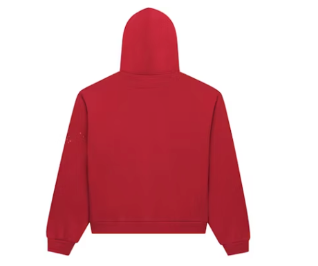 Sp5der Angel Number Zip Hoodie Merlot