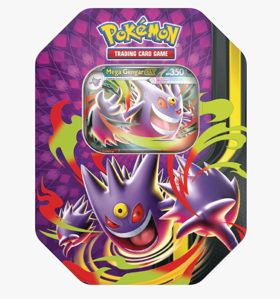 Pokemon Mega Moonlit Tin [Mega Gengar ex] - Miscellaneous Cards & Products (MCAP)
