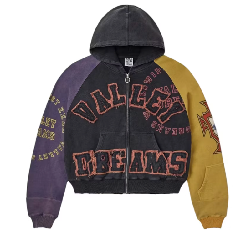 Vale Forever Crest Zip Up Hoodie Multicolor