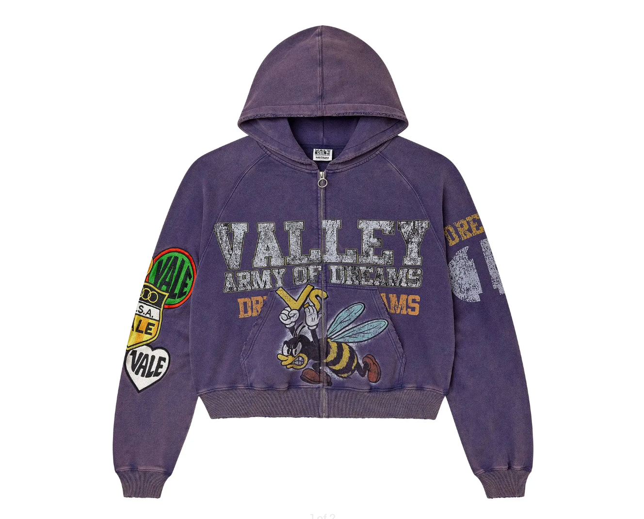 Vale Forever Army Zip Up Purple