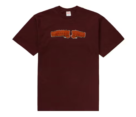 Supreme Toy Machine Fist Tee Cardinal