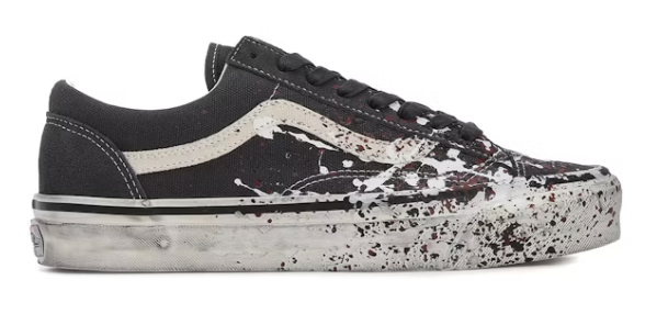 Vans Premium Old Skool 36 Paint Splatter Charcoal Grey