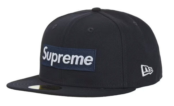 Supreme MLB Teams Box Logo New Era 59Fifty Cap Navy