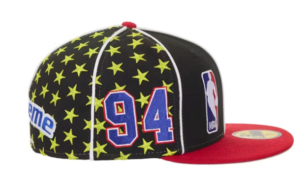 Supreme Mitchell & Ness Teams New Era 59Fifty Fitted Hat Red