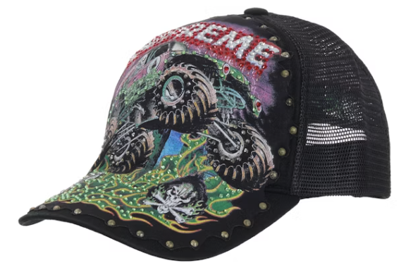 Supreme Grave Digger Mesh Back 5-Panel Black