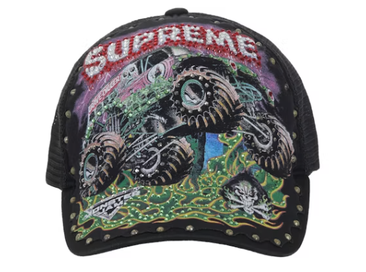Supreme Grave Digger Mesh Back 5-Panel Black