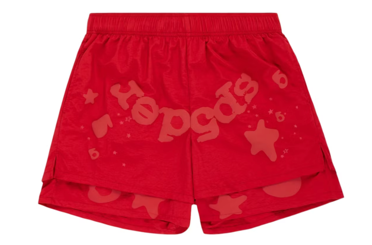 Sp5der Beluga Double Layer Short Red