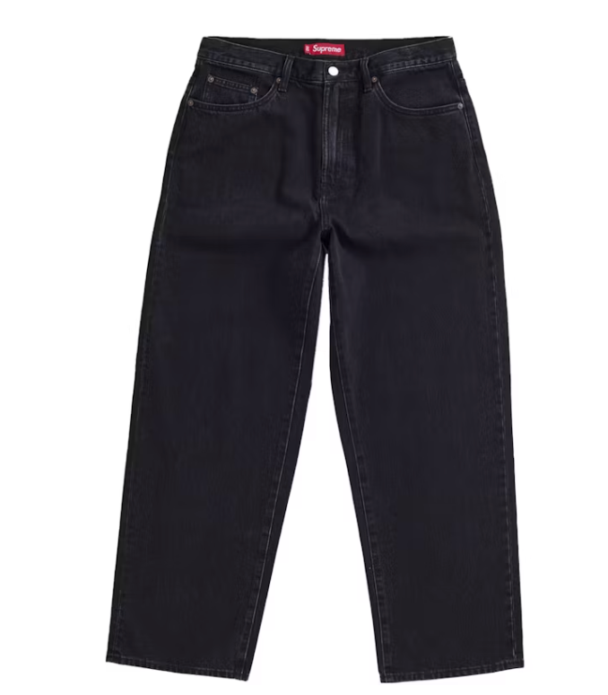 Supreme Baggy Jean (SS26) Washed Black