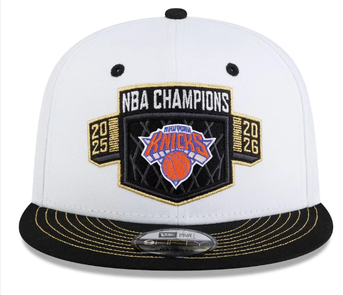 New York Knicks New Era NBA 2026 Champions 9FIFTY Locker Room Hat