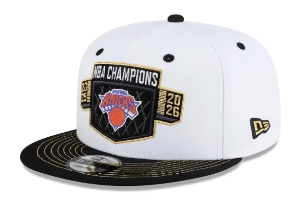 New York Knicks New Era NBA 2026 Champions 9FIFTY Locker Room Hat