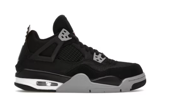Jordan 4 Black Canvas GS