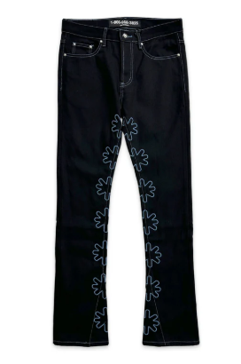 Lost Shdws Black Royal Outline Denim Jeans