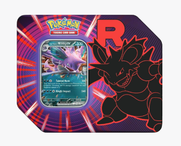 Pokemon Team Rocket Tin [Team Rocket's Nidoking ex]