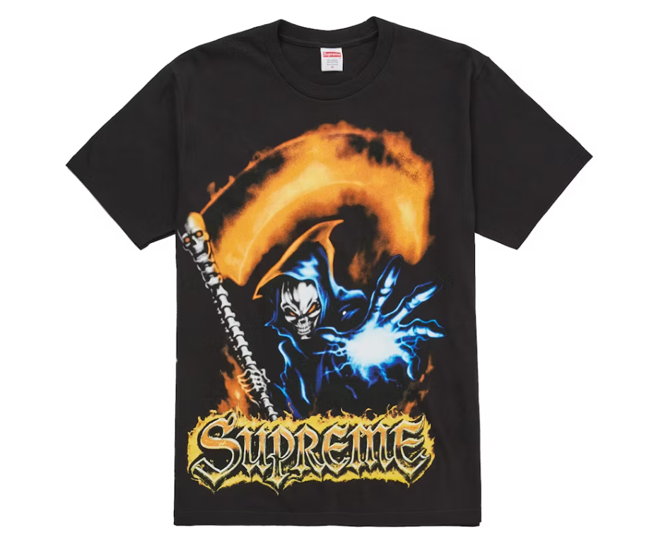 Supreme Grim Reaper Tee Black